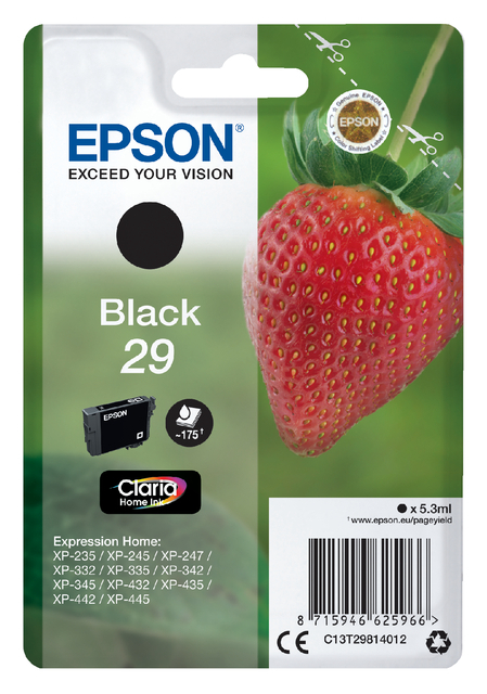 Inktcartridge Epson T Zwart Kantoorartikel Bruna