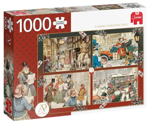 Anton Pieck Vrolijk Kerstfeest Stukjes Puzzel