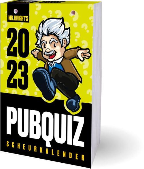 Mr Bright Pubquiz Scheurkalender Interstat Boek 9789464323566 Bruna