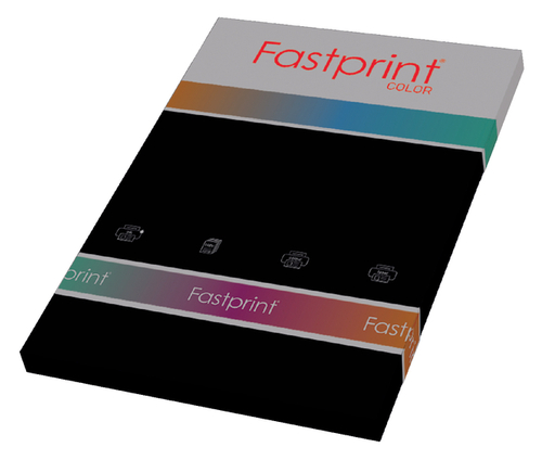 Kopieerpapier Fastprint A4 160GR Zwart 50Vel | Kantoorartikel -