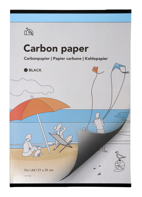 Carbonpapier 10X Zwart | Kantoorartikel - bruna.nl