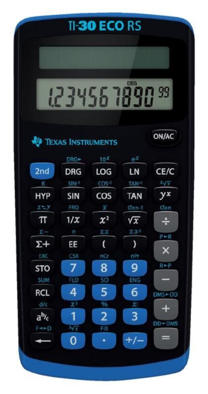 Rekenmachine Texas Instruments TI 30 ECO RS Overig 3243480009942 Bruna