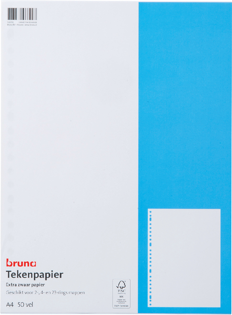 Interieur Bruna A4 Blanco Tekenpapier | Kantoorartikel - bruna.nl