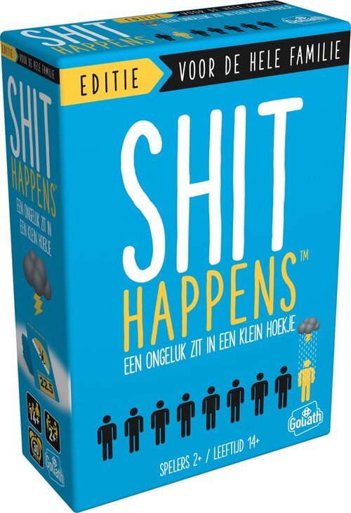 Shit Happens Familie Editie | Spel | 8720077255548 | Bruna