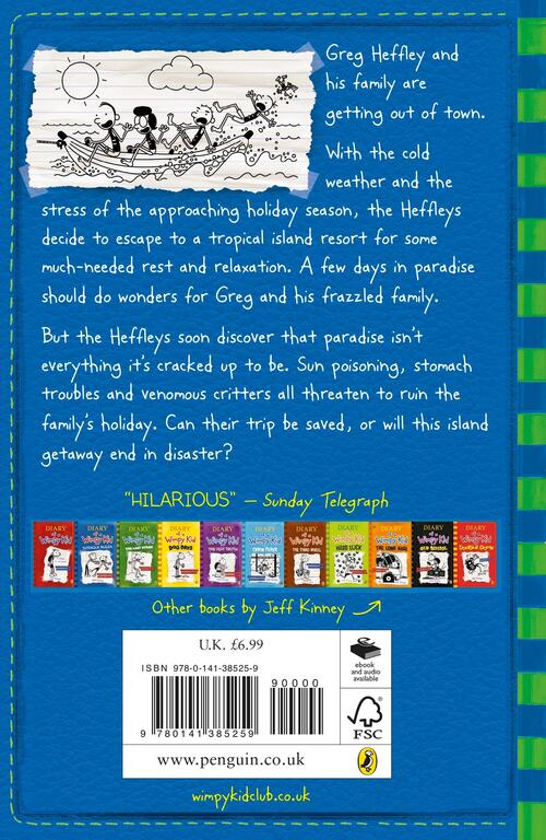 diary of a wimpy kid the getaway book report