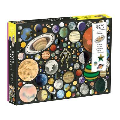 Zero Gravity 1000 Piece Puzzle With Shaped Pieces -  Galison (ISBN: 9780735357006)