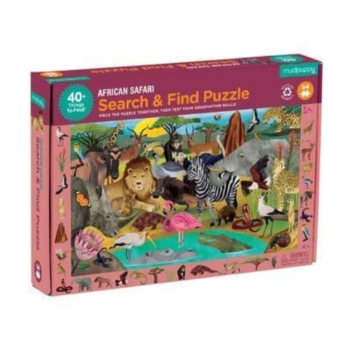 Mudpuppy African Safari Search & Find Puzzle -   (ISBN: 9780735365704)