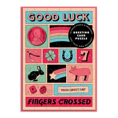 berlinmichelle Good Luck Greeting Card Puzzle -  Berlin Michelle (ISBN: 9780735367210)