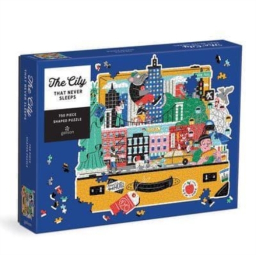 Galison The City That Never Sleeps 750 Piece Shaped Puzzle -   (ISBN: 9780735373006)