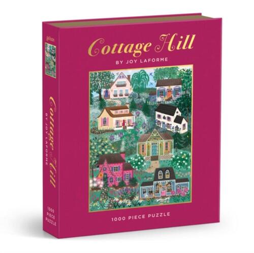 Galison Joy Laforme Cottages On The Hillside 1000 PC Book Puzzle -   (ISBN: 9780735378841)