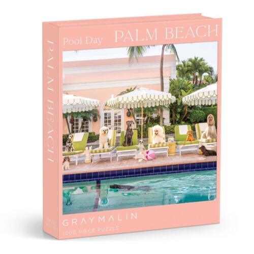 Galison Gray Malin Palm Beach Poolside Piece Book Box Puzzle -   (ISBN: 9780735383814)