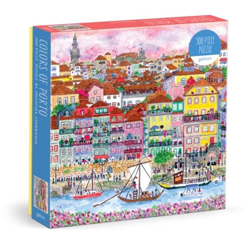 Galison Michael Storrings Colors Of Porto 500 Piece Puzzle -   (ISBN: 9780735384682)