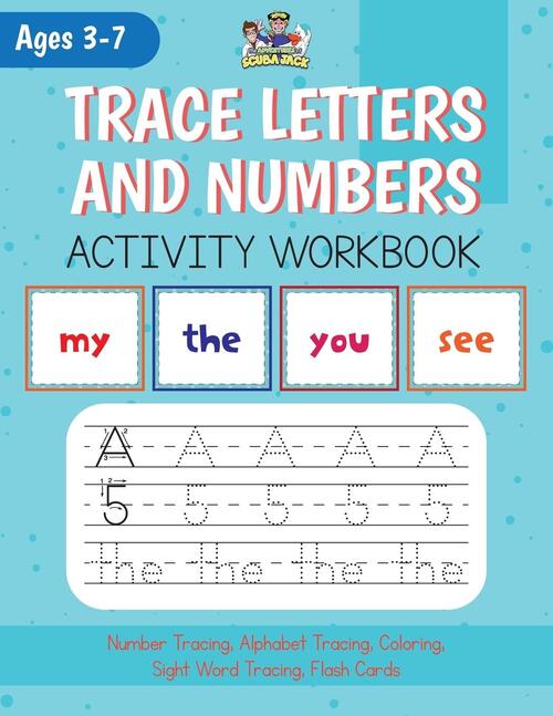 Alphabet, Number and Site Words Tracing along with Bonus Alphabet and ...