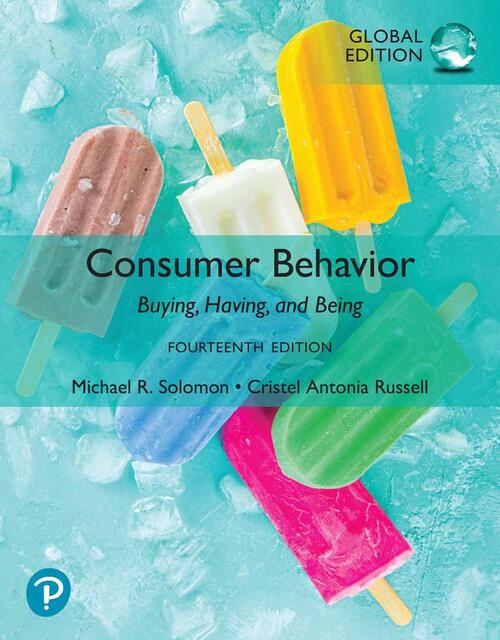 Consumer Behavior, Global Edition, Michael Solomon, Cristel Russell ...