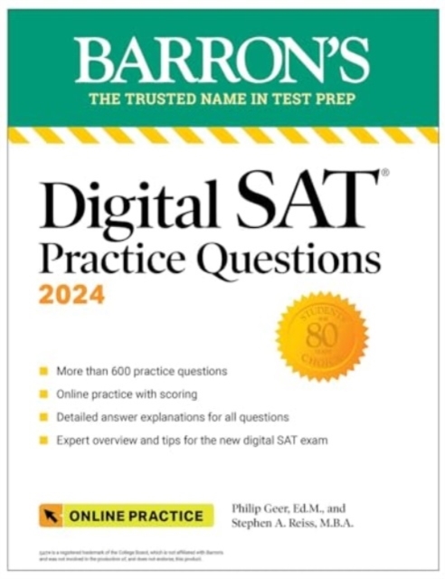 Digital SAT Practice Questions 2024 More than 600 Practice Exercises