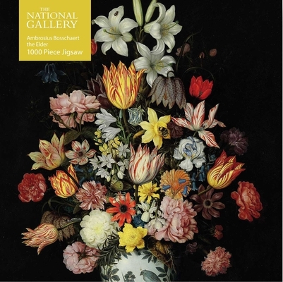 Flame Tree Studio Adult Jigsaw Puzzle National Gallery: Bosschaert The Elder: A Still Life Of Flowers -   (ISBN: 9781787558908)