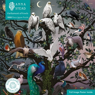 Flame Tree Studio Adult Sustainable Jigsaw Puzzle Anna Stead: Parliament Of Fowls -   (ISBN: 9781835625316)