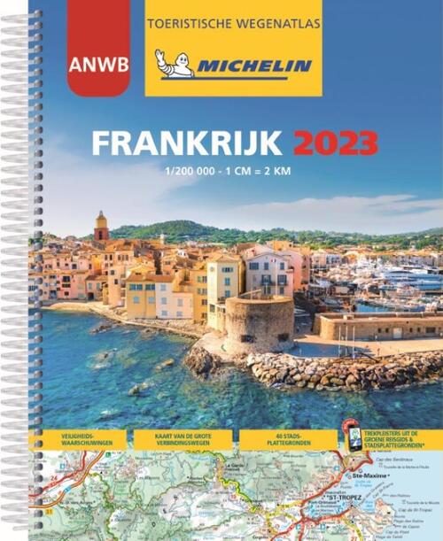 Michelin Atlas Frankrijk ANWB 2023 Spiraalgebonden 9782067256804