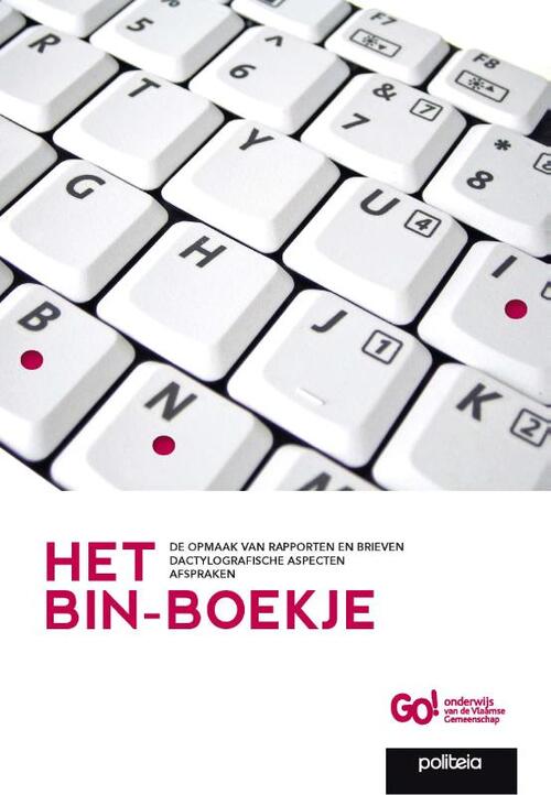 Het Bin-boekje -  Go! Onderwijs van de Vlaamse Gemeenschap (ISBN: 9782509025296)