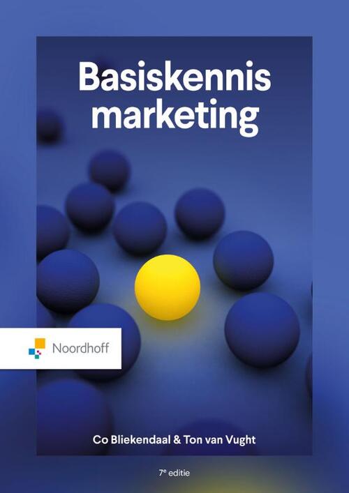 Noordhoff Basiskennis marketing - 7e editie -   (ISBN: 9789001025076)