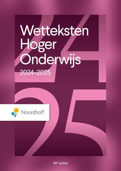 Wetteksten Hoger Onderwijs, Redactieraad Boek 9789001045579 Bruna