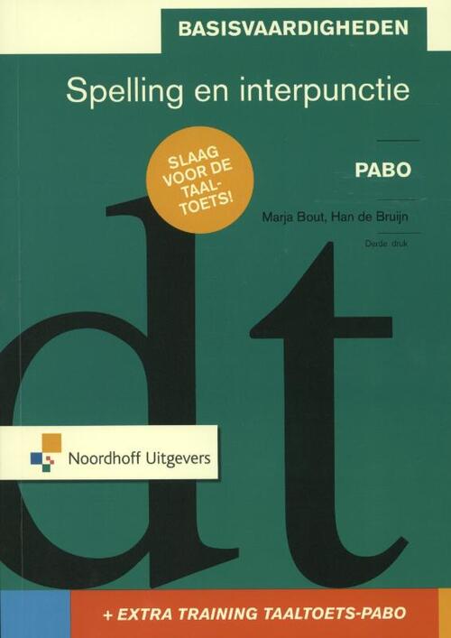 Basisvaardigheden spelling en interpunctie -  Han de Bruijn, Marja Bout (ISBN: 9789001832780)