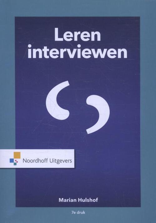 Leren interviewen -  Marian Hulshof (ISBN: 9789001862565)