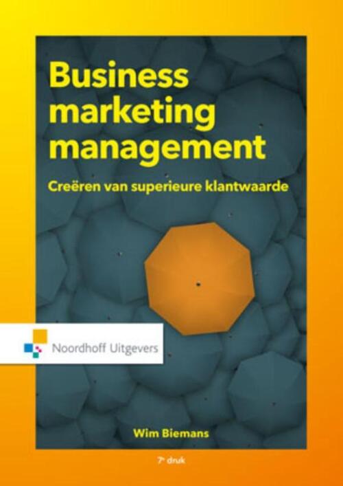 Business marketing management -  Wim Biemans (ISBN: 9789001863104)