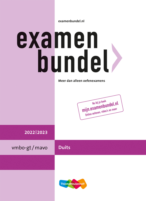 Examenbundel vmbogt/mavo Duits 2022/2023 Boek 9789006639896 Bruna