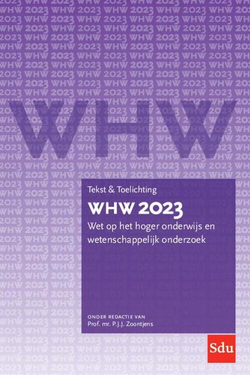 WHW 2023 Tekst & Toelichting -  P.J.J. Zoontjens (ISBN: 9789012409193)