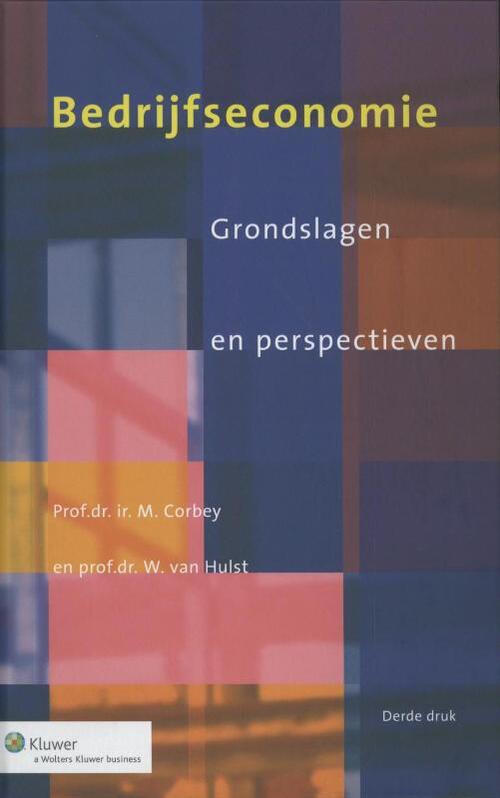 Bedrijfseconomie -  M. Corbey, W. van Hulst (ISBN: 9789013080766)