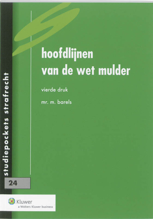 Hoofdlijnen van de wet Mulder -  M. Barels (ISBN: 9789013080889)