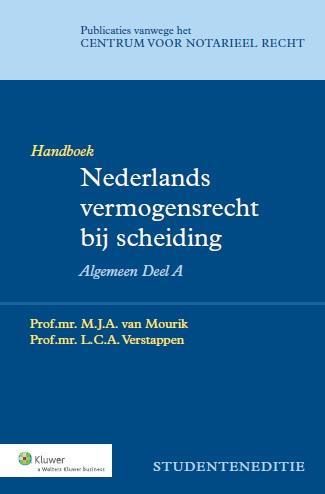 Nederlands vermogensrecht bij scheiding -  L.C.A. Verstappen, M.J.A. van Mourik (ISBN: 9789013123234)