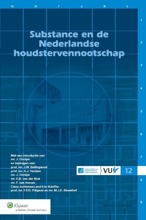 Substance en de Nederlandse houdstervennootschap -  A.F. Verdam (ISBN: 9789013127591)