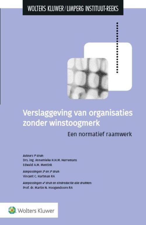 Verslaggeving van organisaties zonder winstoogmerk -   (ISBN: 9789013131642)