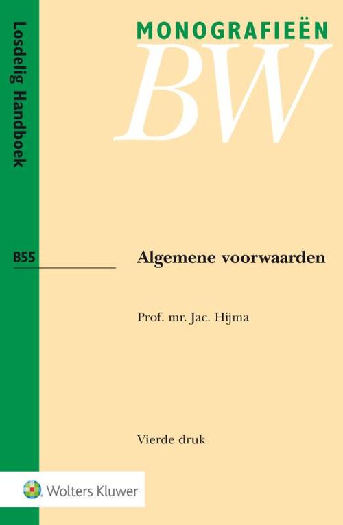 Algemene voorwaarden -  Jac. Hijma (ISBN: 9789013135299)