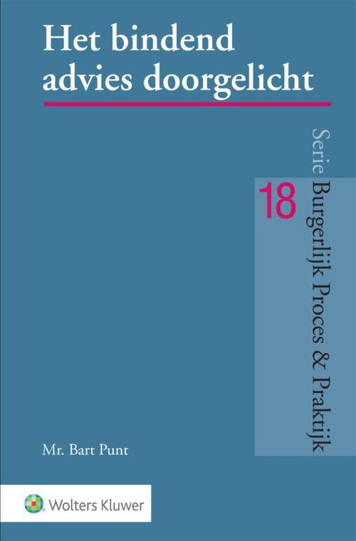 Het bindend advies doorgelicht -  B.C. Punt (ISBN: 9789013137392)