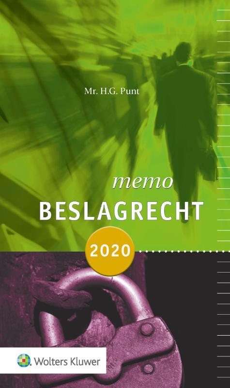 Memo beslagrecht 2020 -  H.G. Punt (ISBN: 9789013155150)