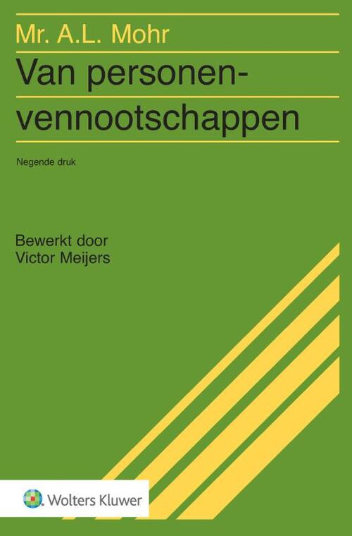 Van personenvennootschappen -  A.L. Mohr (ISBN: 9789013156966)