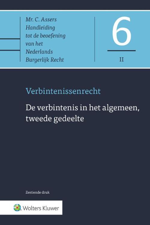 De verbintenis in het algemeen, tweede gedeelte -  C.H. Siieburgh (ISBN: 9789013164114)