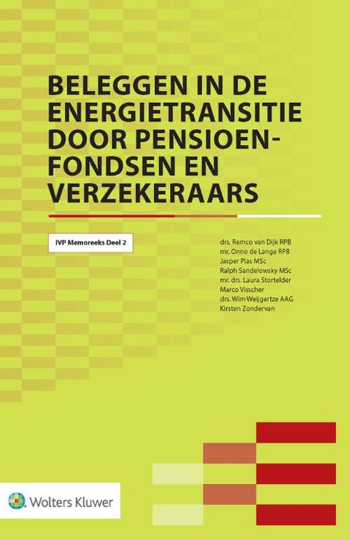 Beleggen in de energietransitie door pensioenfondsen en verzekeraars -   (ISBN: 9789013164237)