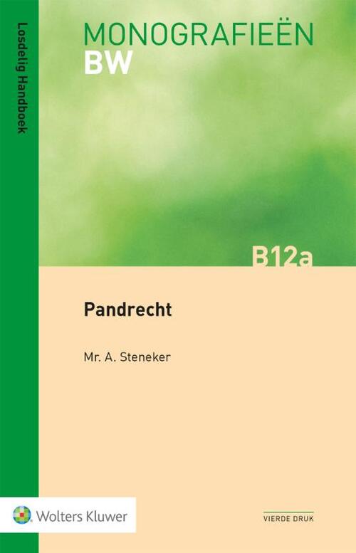 Pandrecht -  A. Stekener (ISBN: 9789013168372)