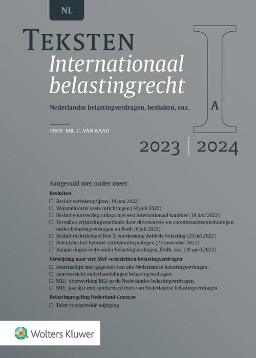 Teksten Internationaal Belastingrecht 2023/2024 | Boek | 9789013172737 ...