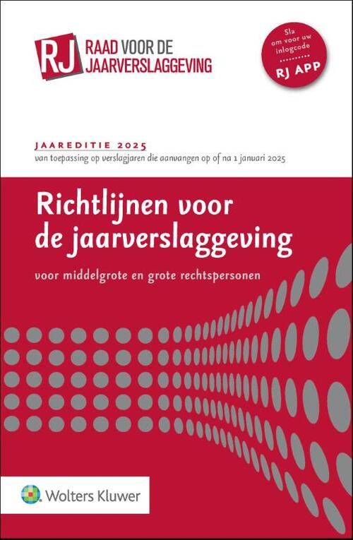 Richtlijnen voor de jaarverslaggeving, middelgrote en grote rechtspersonen -   (ISBN: 9789013176858)