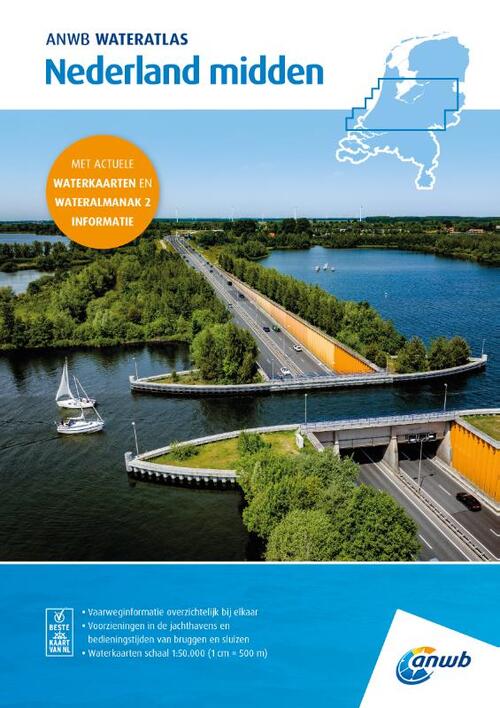 Anwb Wateratlas Nederland Midden -   (ISBN: 9789018054076)