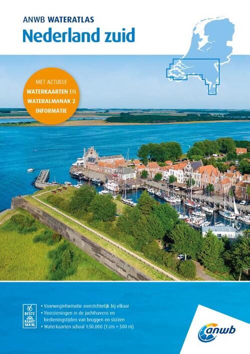 Wateratlas Nederland Zuid -   (ISBN: 9789018054083)