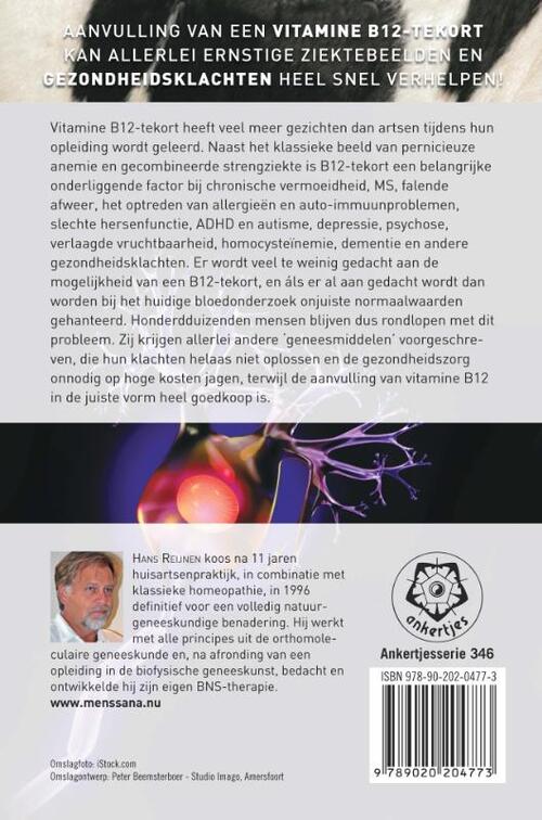 slaaf vaak robot Vitamine B12-tekort, Hans Reijnen | 9789020204773 | Boek - bruna.nl