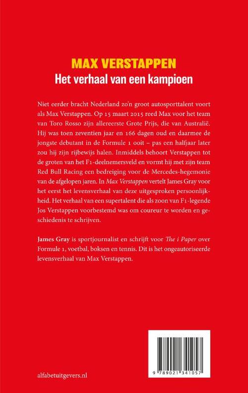 Betuttelen Antarctica Wortel Max Verstappen - Het verhaal van een Kampioen, James Gray | 9789021341057 |  Boek - bruna.nl