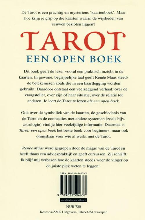 Tarot: een open boek, R. Maas | 9789021594637 | - bruna.nl