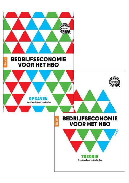 Bedrijfseconomie voor het hbo, theorie- en opgavenboek -  Arco Verolme, Edward van Balen (ISBN: 9789024427420)